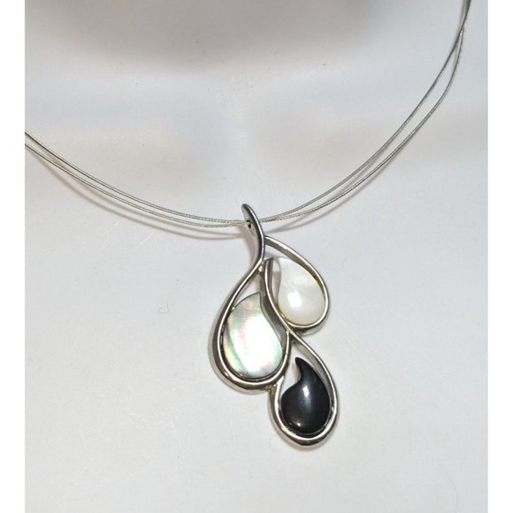 Lia Sophia Shell Teardrop Necklace - Picture 3 of 7